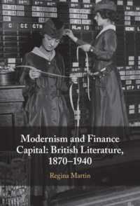 Modernism and Finance Capital : British Literature, 1870-1940