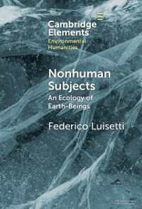 Nonhuman Subjects : An Ecology of Earth-Beings (Elements in Environmental Humanities)