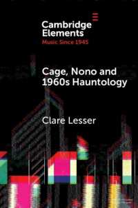 Cage, Nono and 1960s Hauntology : Sonic Ghosts (Elements in Music since 1945)