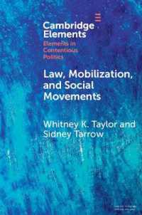 Law, Mobilization, and Social Movements : How Many Masters? (Elements in Contentious Politics)