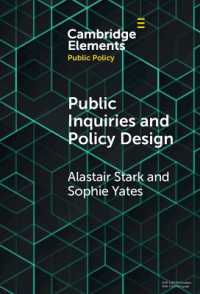 Public Inquiries and Policy Design (Elements in Public Policy)