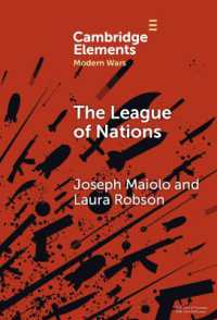 国際連盟<br>The League of Nations (Elements in Modern Wars)