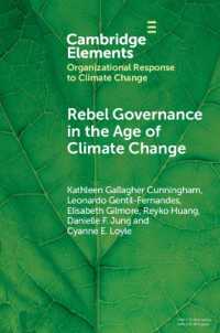 Rebel Governance in the Age of Climate Change (Organizational Response to Climate Change: Businesses, Governments)