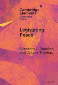 Legislating Peace : How Gender Diverse Rebel Parties Encourage the Implementation of Gender Peace Agreement Provisions (Elements in Gender and Politics)