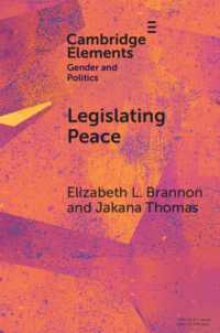 Legislating Peace : How Gender Diverse Rebel Parties Encourage the Implementation of Gender Peace Agreement Provisions (Elements in Gender and Politics)