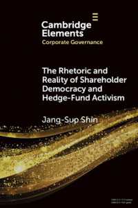 The Rhetoric and Reality of Shareholder Democracy and Hedge-Fund Activism (Elements in Corporate Governance)