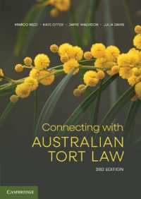 Connecting with Australian Tort Law （3RD）