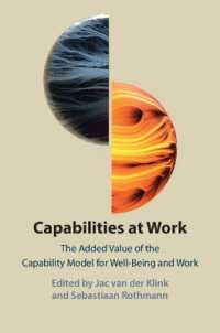 Capabilities at Work : The Added Value of the Capability Model for Well-Being and Work