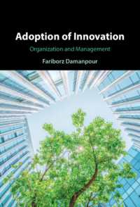 Adoption of Innovation : Organization and Management