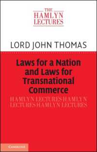 Laws for a Nation and Laws for Transnational Commerce (The Hamlyn Lectures)