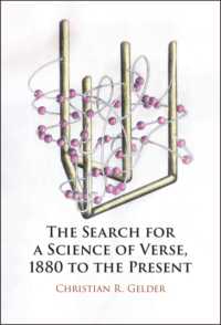 The Search for a Science of Verse, 1880 to the Present