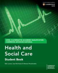 Cambridge Advanced National (AAQ) in Health and Social Care Student Book (Cambridge Advanced Nationals)