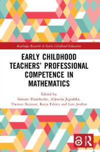 Early Childhood Teachers' Professional Competence in Mathematics (Routledge Research in Early Childhood Education)