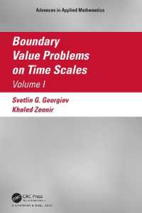 Boundary Value Problems on Time Scales, Volume I (Advances in Applied Mathematics)