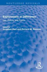 Explorations in Difference : Law, Culture, and Politics (Routledge Revivals)