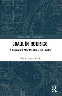 Joaquín Rodrigo : A Research and Information Guide (Routledge Music Bibliographies)