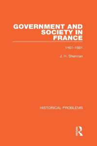 Government and Society in France : 1461-1661 (Historical Problems)
