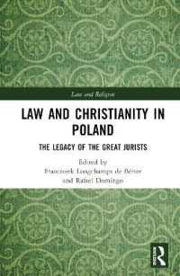 Law and Christianity in Poland : The Legacy of the Great Jurists (Law and Religion)