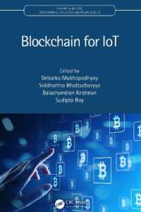 Blockchain for IoT (Chapman & Hall/crc Computational Intelligence and Its Applications)