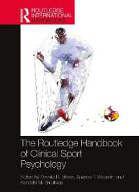 ラウトレッジ版　臨床スポーツ心理学ハンドブック<br>The Routledge Handbook of Clinical Sport Psychology (Routledge International Handbooks)