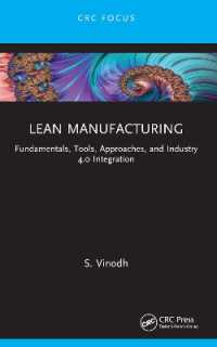 Lean Manufacturing : Fundamentals, Tools, Approaches, and Industry 4.0 Integration