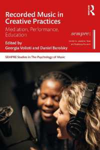 Recorded Music in Creative Practices : Mediation, Performance, Education (Sempre Studies in the Psychology of Music)