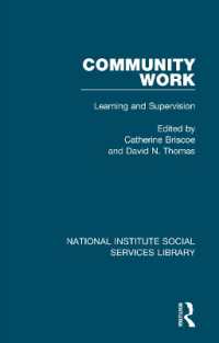 Community Work : Learning and Supervision (National Institute Social Services Library)