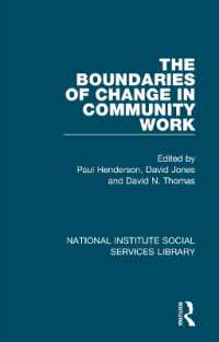 The Boundaries of Change in Community Work (National Institute Social Services Library)