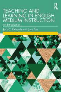 EMI教授・学習入門<br>Teaching and Learning in English Medium Instruction : An Introduction