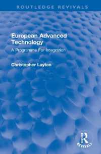 European Advanced Technology : A Programme for Integration (Routledge Revivals)