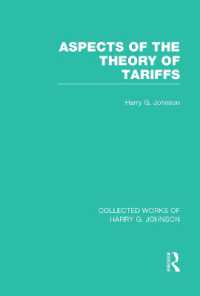 Aspects of the Theory of Tariffs (Collected Works of Harry Johnson) (Collected Works of Harry G. Johnson)