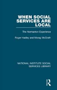 When Social Services are Local : The Normanton Experience (National Institute Social Services Library)