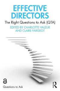 Effective Directors : The Right Questions to Ask (QTA) (Questions to Ask Qta)
