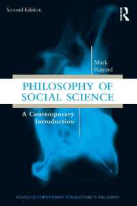 社会科学の哲学：現代的入門（第２版）<br>Philosophy of Social Science : A Contemporary Introduction (Routledge Contemporary Introductions to Philosophy) （2ND）