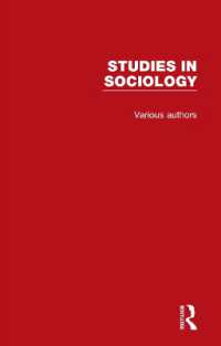 社会学研究叢書（全９巻）<br>Studies in Sociology : 9 Volume Set (Studies in Sociology)