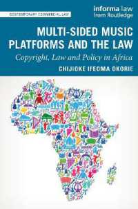 Multi-sided Music Platforms and the Law : Copyright, Law and Policy in Africa (Contemporary Commercial Law)