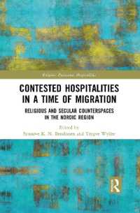 Contested Hospitalities in a Time of Migration : Religious and Secular Counterspaces in the Nordic Region (Religion, Resistance, Hospitalities)