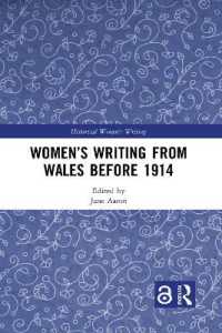 Women's Writing from Wales before 1914 (Historical Women's Writing)