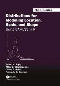 Distributions for Modeling Location, Scale, and Shape : Using GAMLSS in R (Chapman & Hall/crc the R Series)