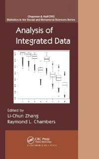 Analysis of Integrated Data (Chapman & Hall/crc Statistics in the Social and Behavioral Sciences)