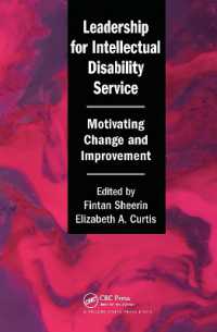 Leadership for Intellectual Disability Service : Motivating Change and Improvement