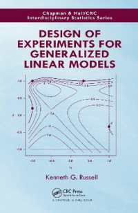 Design of Experiments for Generalized Linear Models (Chapman & Hall/crc Interdisciplinary Statistics)
