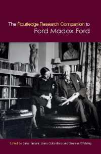 ラウトレッジ版　フォード・マドックス・フォード必携<br>The Routledge Research Companion to Ford Madox Ford