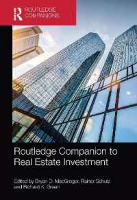 ラウトレッジ版　不動産投資必携<br>Routledge Companion to Real Estate Investment