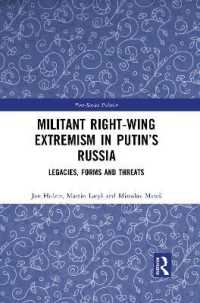 Militant Right-Wing Extremism in Putin's Russia : Legacies, Forms and Threats (Post-soviet Politics)
