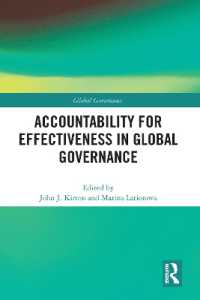 Accountability for Effectiveness in Global Governance (Global Governance)