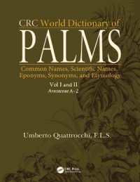 CRC World Dictionary of Palms : Common Names, Scientific Names, Eponyms, Synonyms, and Etymology (2 Volume Set)