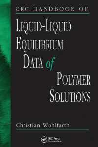 CRC Handbook of Liquid-Liquid Equilibrium Data of Polymer Solutions