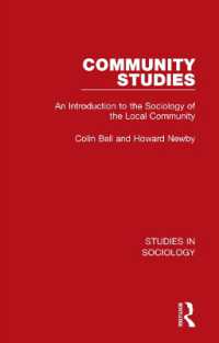 Community Studies : An Introduction to the Sociology of the Local Community (Studies in Sociology)