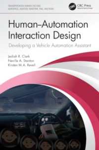 Human-Automation Interaction Design : Developing a Vehicle Automation Assistant (Transportation Human Factors)